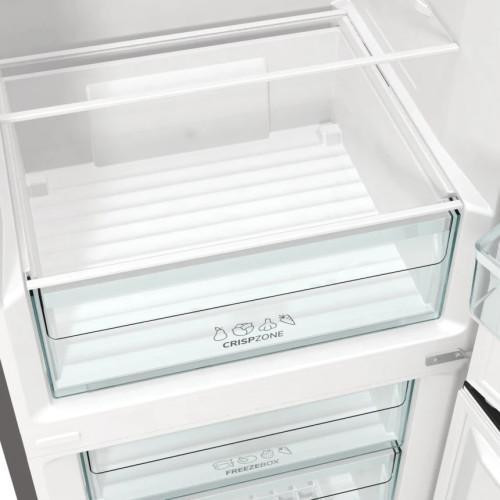Холодильник з нижн. мороз. камерою Gorenje, 178,5x59,5x59см, 2 двері, 207(80)л, А++, NF+, Зона св-ті, Внутр. Диспл, Сріб