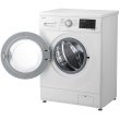 Пральна машина LG фронтальна, 6кг, 1200, A+++, 44см, дисплей, пара, інвертор, білий
