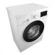 Пральна машина LG фронтальна, 7кг, 1200, A+++, 44см, дисплей, пара, інвертор, білий