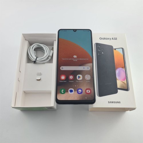 Смартфон Samsung Galaxy A32 128 GB Black USED **
