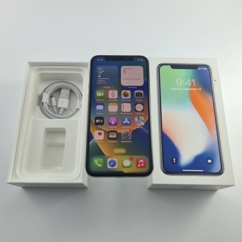 Смартфон Apple iPhone X 256 GB Silver USED **