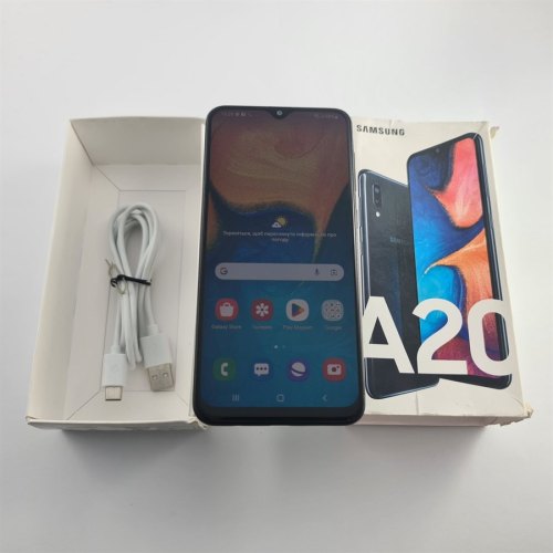 Смартфон Samsung Galaxy A20 32 GB Black USED **