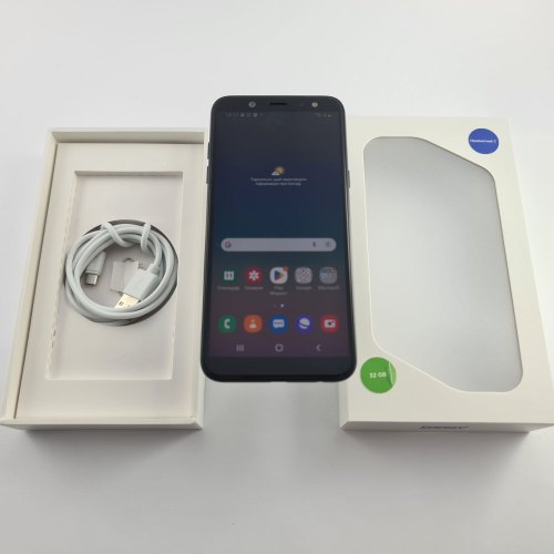 Смартфон Samsung Galaxy A6 2018 32 GB Black USED **