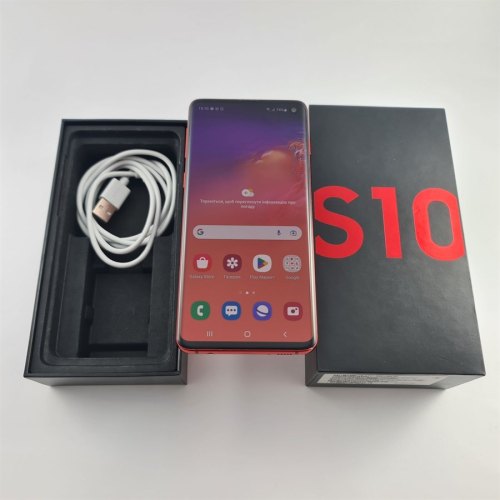 Смартфон Samsung Galaxy S10 128 GB Red USED **