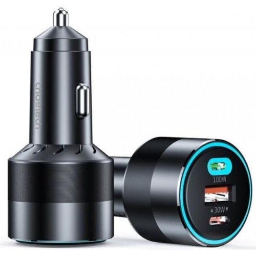 Автомобільний зарядний пристрій CHOETECH TC0011-BK 2 USB QC3.0/PD/PPS