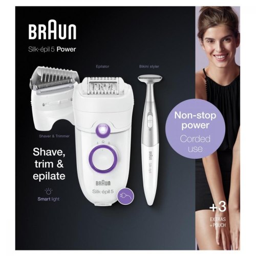 Епілятор BRAUN Електр епiлятор Silk_epil 5 SE 5-825P