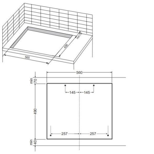 Вбуд. поверхня HANSA BHGI610502