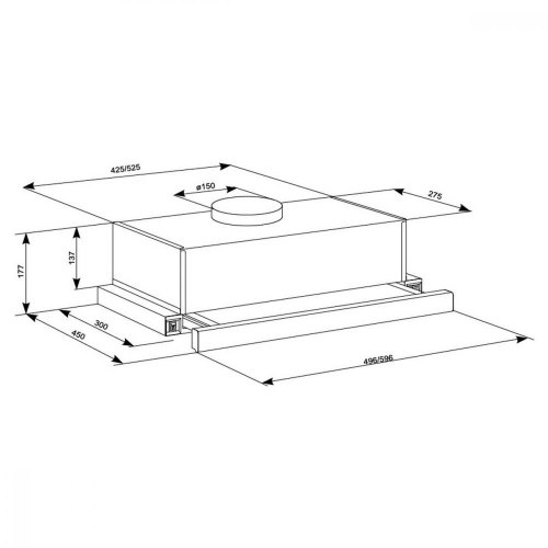 Витяжка ELEYUS Storm 700 60 IS