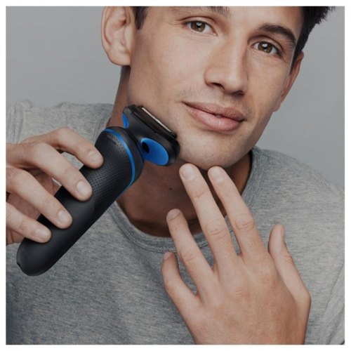 Електробритва Braun Series 5 51-B1000s, Black/Blue (81770260)