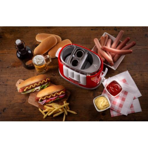 Бутербродниця ARIETE 0206 - HOT DOG червона