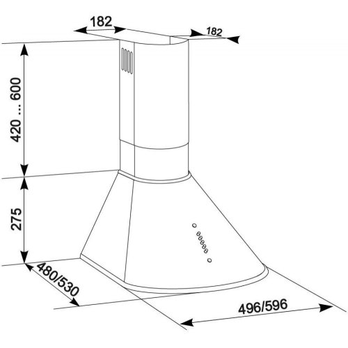 Витяжка ELEYUS Viola 750 60 IS