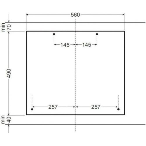 Вбуд. поверхня HANSA BHKS630700