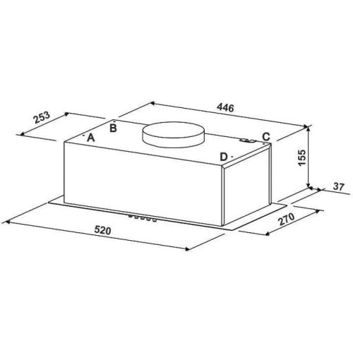 Витяжка JANTAR BILT 650 LED 52 BL