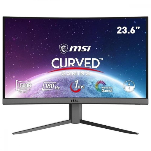 Монітор MSI 23.6 G24C4-E2 2xHDMI, DP, Audio, VA, 180Hz, 1ms, sRGB 112%, CURVED, AdaptiveSync