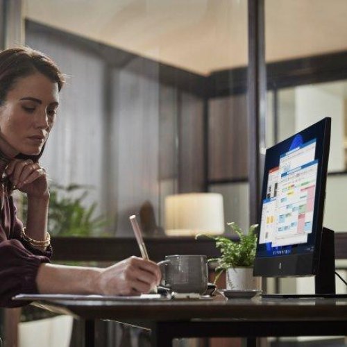 Моноблок HP ProOne 440-G9 23.8" FHD IPS AG, Intel i5-13500T, 16GB, F512GB, ODD, UMA, WiFi, кл+м, 3р, W11P, чорний