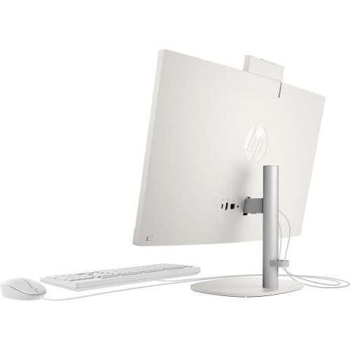 Моноблок HP 240-G10 23.8" FHD IPS AG, Intel i3-N300, 8GB, F256GB, UMA, WiFi, кл+м, 3р, DOS, білий