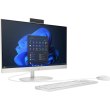 Моноблок HP 240-G10 23.8" FHD IPS AG, Intel i3-N300, 8GB, F256GB, UMA, WiFi, кл+м, 3р, DOS, білий