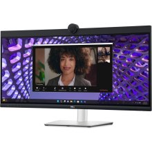 Монітор DELL 34 P3424WEB HDMI, DP, USB-C, RJ-45, MM, IPS, 3440x1440, sRGB 99%, CURVED, HAS, Cam