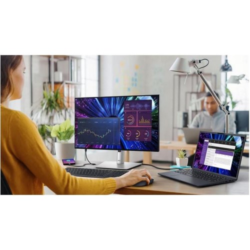 Монітор DELL 23.8 U2424HE HDMI, DP, USB-C, RJ-45, Audio, IPS, 120Hz, sRGB 100%, Pivot