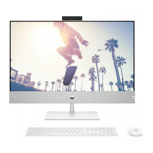Моноблок HP Pavilion 27" FHD IPS Touch, Intel i5-13400T, 16GB, F1TB, NVD3050-4, WiFi, кл+м, DOS, білий