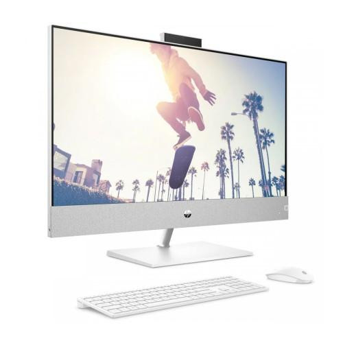 Моноблок HP Pavilion 27" FHD IPS Touch, Intel i5-13400T, 16GB, F1TB, NVD3050-4, WiFi, кл+м, DOS, білий