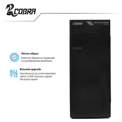 Персональний комп'ютер COBRA Optimal (A43GE.8.H2S2.INT.2682D)