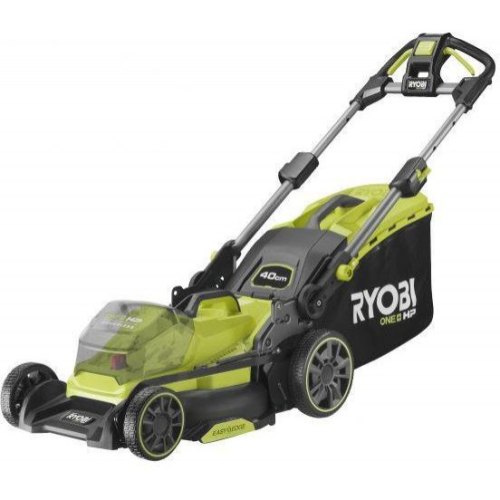 Газонокосарка акумуляторна Ryobi RY18LMX40B-0, ONE+ 18В, 40см, 40л, 25-70мм, безщіткова, мульчування, до 400м.кв, 18.2кг (без АКБ та ЗП)