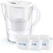 Фільтр-глечик Brita Marella XL Memo + 3 картриджа, 3.5л (2л очищеної води), білий