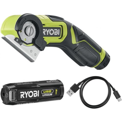 Різак Ryobi RCT4-120G акумуляторний, 4В USB Lithium, АКБ 1х2Аг