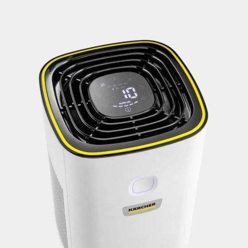 Очисник повітря Karcher AF 20, 20м2, 160м3/год, дисплей, 2 HEPA фільтра, 4 режими,  інд. забр-ння, білий