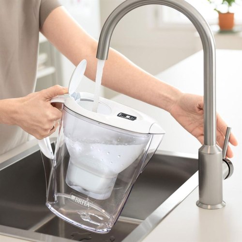 Фільтр-глечик Brita Marella XL Memo MX, 3.5л (2.0л очищеної води), білий