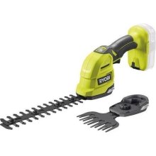 Ножиці акумуляторні для трави Ryobi RY18GSA-0, 18В ONE+, з насадкою кущоріз 20см (без АКБ та ЗП)