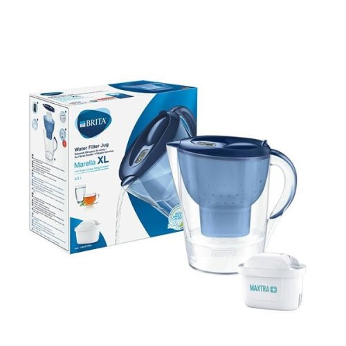 Фільтр-глечик Brita Marella XL Memo MX, 3.5л (2.0л очищеної води), синій