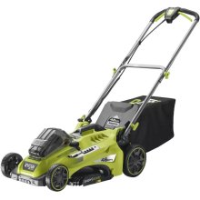 Газонокосарка акумуляторна Ryobi RLM36X46H50PG, MAX POWER 36В, 1х5Аг, 46см, 45л, 20-70мм, з функцією Power-Assist, 17.8кг