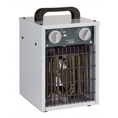 Обігрівач електричний Einhell EH 2000, 2кВт, 20м кв., нагрів. елемент тен, переносний, IP24, сірий