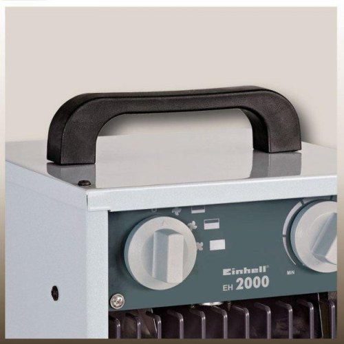 Обігрівач електричний Einhell EH 2000, 2кВт, 20м кв., нагрів. елемент тен, переносний, IP24, сірий