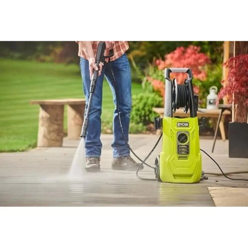 Мінімийка високого тиску Ryobi RY150PWA, 2000Вт, 150Бар, 450л/год, шланг 8м, 11.2кг