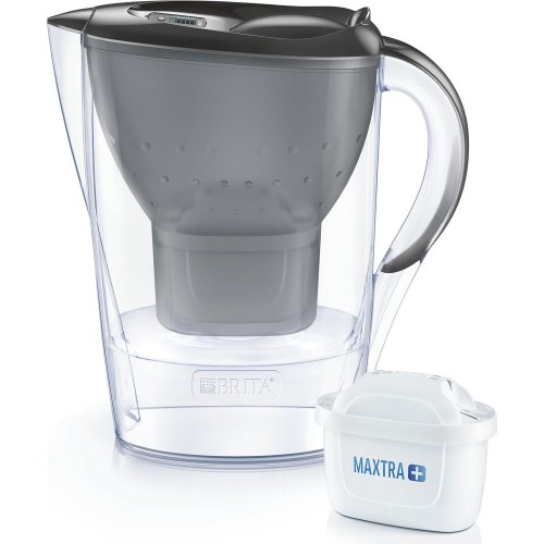 Фільтр-глечик Brita Marella Memo MX, 2.4л (1.4л очищеної води), графіт