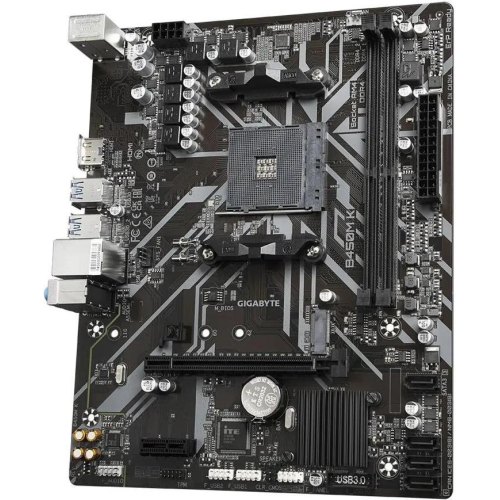 Материнська плата Gigabyte sAM4 AMD B450 HDMI 1xM.2 GbE Lan  mATX B450M K