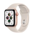 Смарт годинник Apple Watch SE GPS + Cellular 40mm Gold Aluminum Case w. Starlight S. Band **