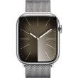 Смарт годинник Apple Watch Series 9 GPS + Cellular 45mm Silver S. Steel Case w. Silver Milanese Loop **
