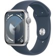 Смарт годинник Apple Watch Series 9 GPS 45mm Silver Alu. Case w. Storm Blue S. Band - M/L **