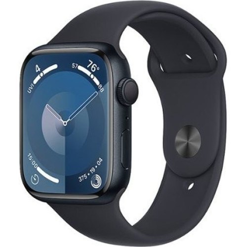 Смарт годинник Apple Watch Series 9 GPS 45mm Midnight Aluminum Case w. Midnight S. Band - M/L **