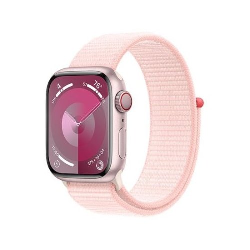 Смарт годинник Apple Watch Series 9 GPS + Cellular 41mm Pink Alu. Case w. Light Pink S. Loop **
