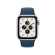 Смарт годинник Apple Watch SE GPS + Cellular 44mm Silver A. Case w. Abyss Blue S. Band **