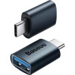 Адаптер USB Type-C Baseus Ingenuity Series Type-C Male to USB 3.1 Female Mini OTG Blue (ZJJQ000003)