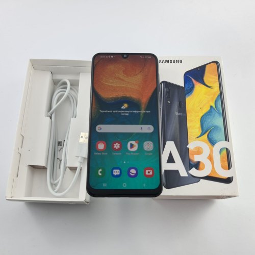 Смартфон Samsung Galaxy A30 32 GB Black USED **