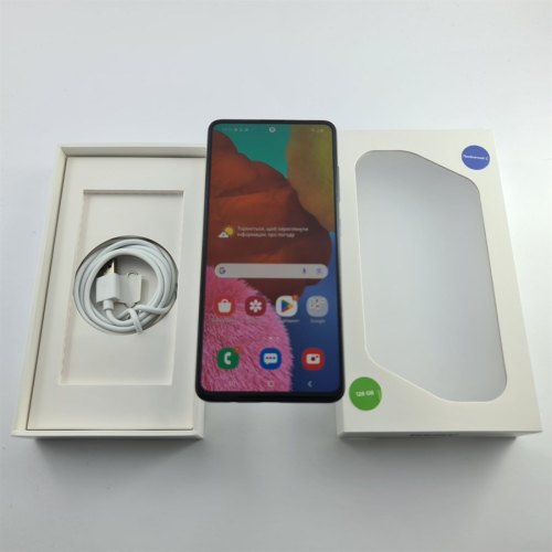 Смартфон Samsung Galaxy A51 128 GB Black USED **