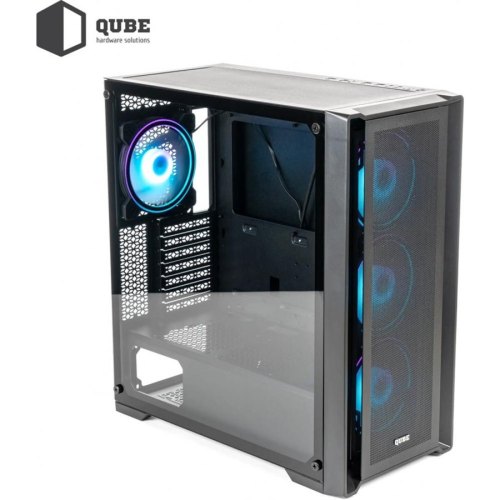 Корпус QUBE ARGON ARGB Black (ARGON_F1AU3)