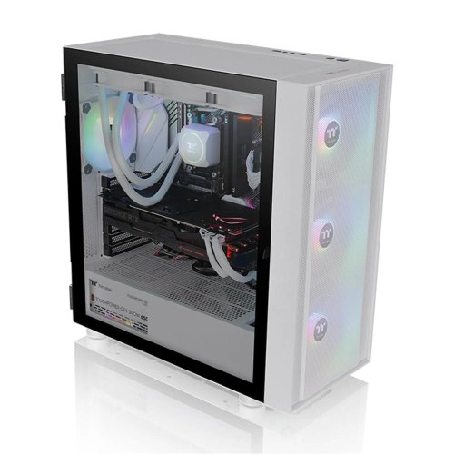 Корпус Thermaltake H570 TG ARGB Snow/White/Win/SPCC/Te mpered Glass*1/Mesh Front Panel/120mm ARGB  Lite Fan*3/Brown Box